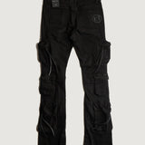 Hawk Flare Cargo Denim (Black)