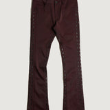 Mills Flare Denim (Burgundy)