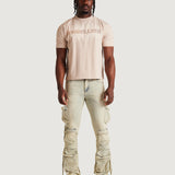 Hawk Flare Cargo Denim (Acid Sand)