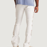 Corrosion Flare Denim (White)