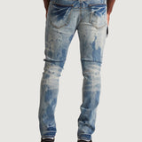 David Skinny Denim (Washed Indigo)