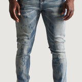 David Skinny Denim (Washed Indigo)