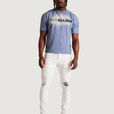 David Skinny Denim (Distressed White)