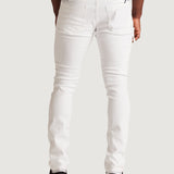 David Skinny Denim (Distressed White)