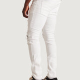 David Skinny Denim (Distressed White)