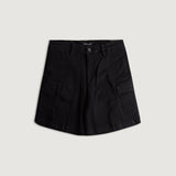 General Cargo Denim Shorts (Black)