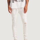 David Skinny Denim (White)
