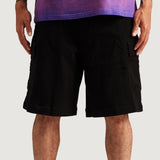 General Cargo Denim Shorts (Black)