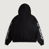 E Stud Hoodie (Black) | Embellish x Cosey