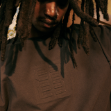 E Logo Tee (Washed Black)